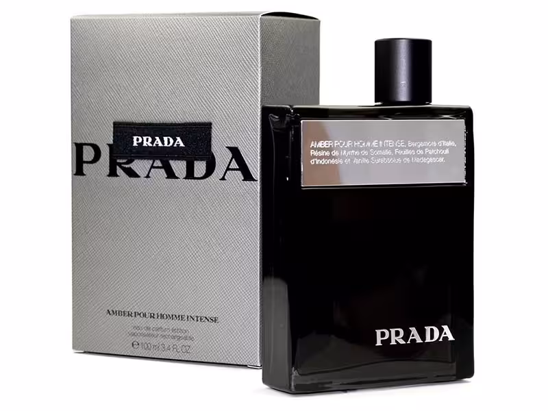 ادکلن مردانه پرادا آمبر پور هوم اینتنس Prada Amber Pour Homme Intense