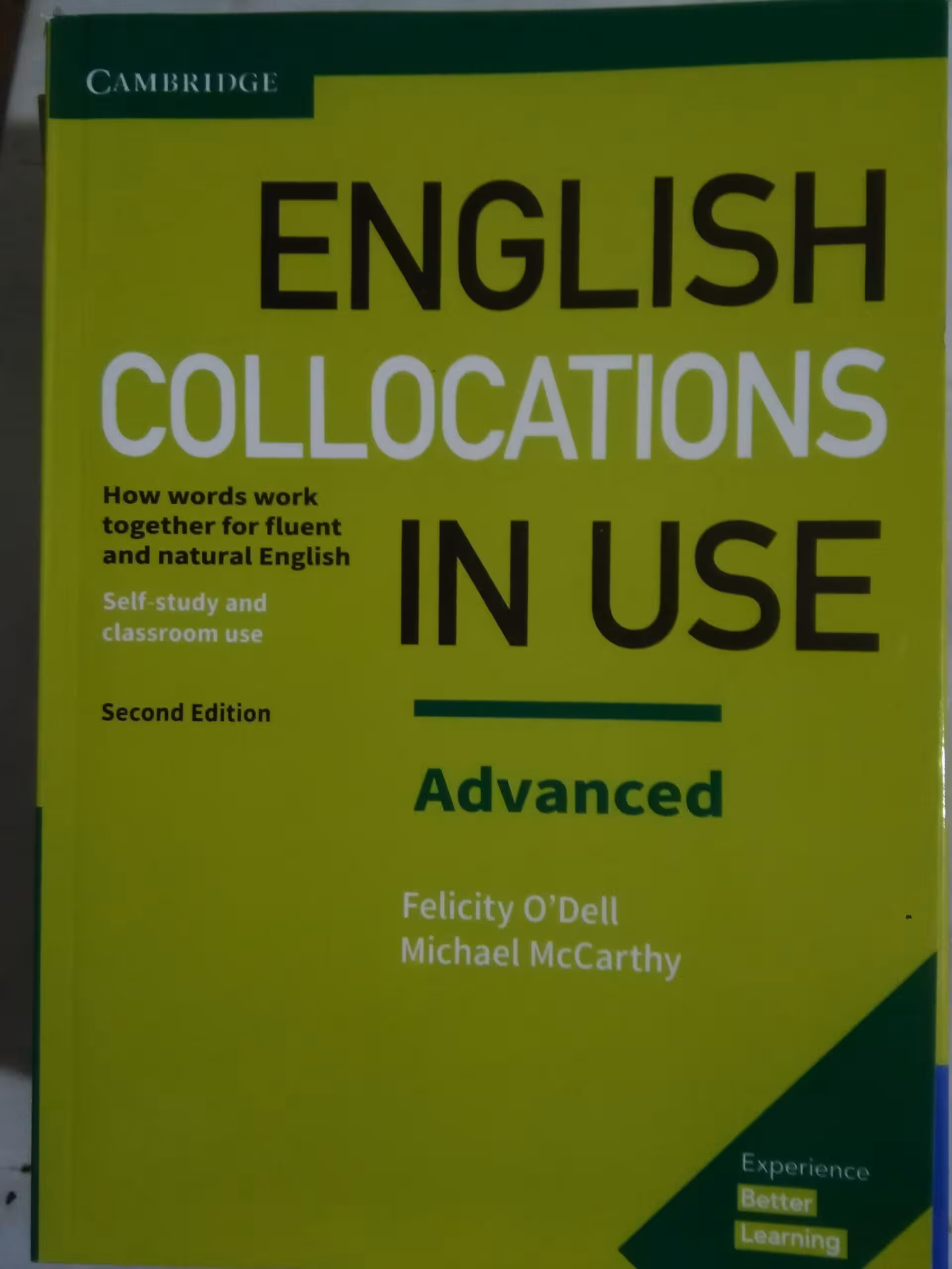 Collocations in Use English 2nd Advanced