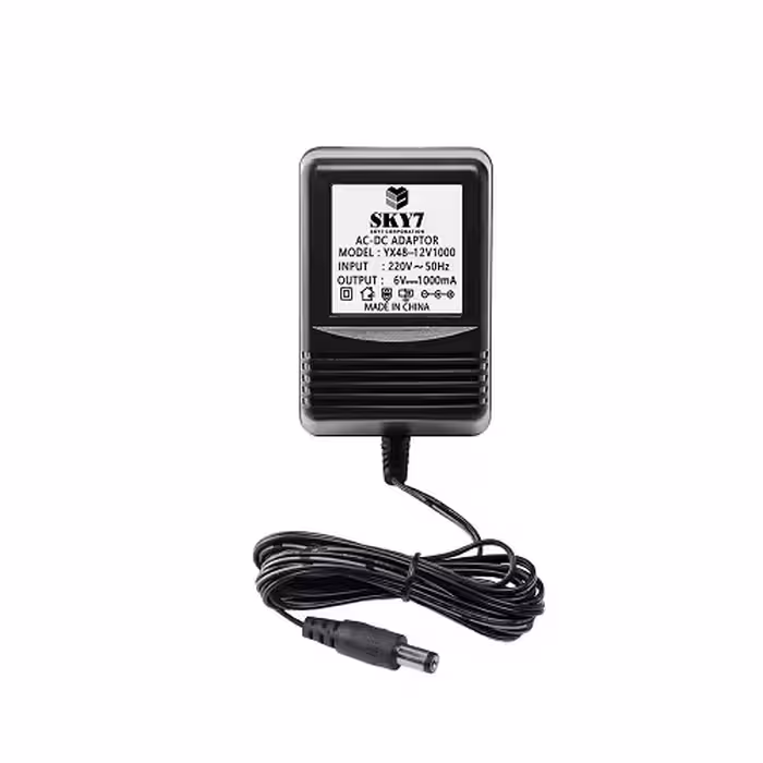آداپتور ترانسی6ولت1000میلی آمپر SKY