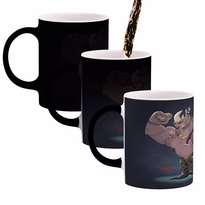 ماگ حرارتی کاکتی طرح انیمه مدل mgh15366