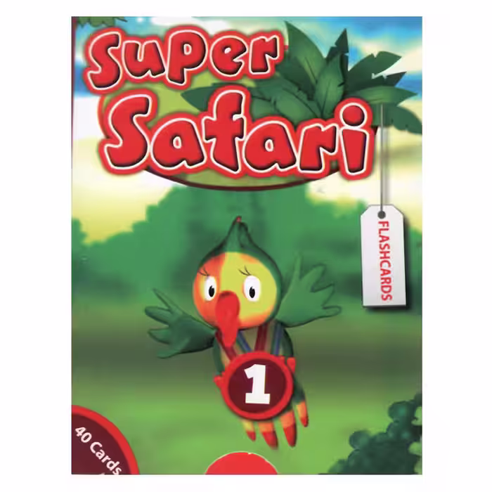 فلش کارت super safari اثر جمعی از نویسندگان انتشارات silkrood