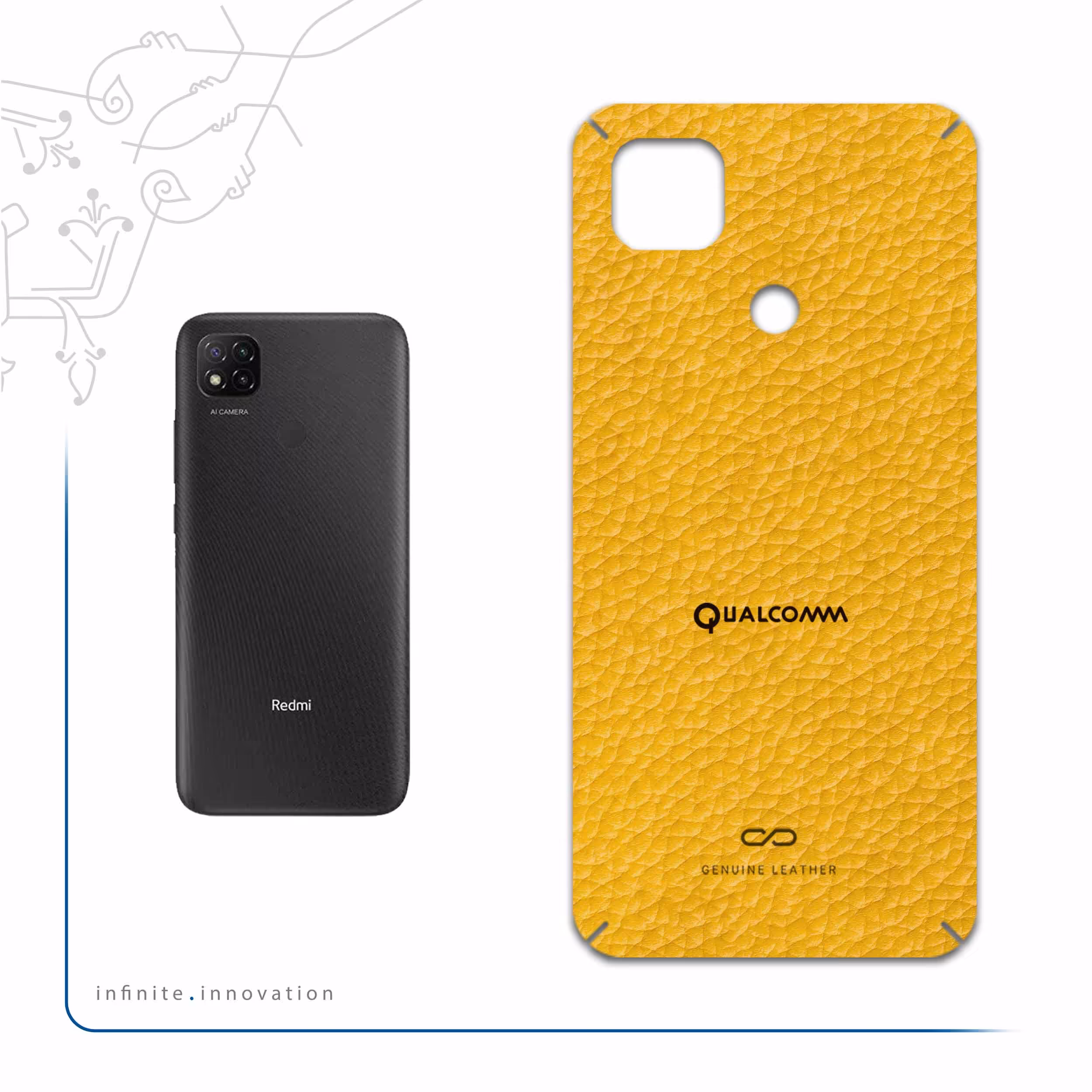 برچسب پوششی ماهوت مدل ML-QLQM مناسب برای گوشی موبایل شیائومی Redmi 9 Activ