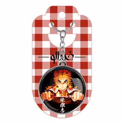 جاکلیدی خندالو طرح کیوجورو رنگوکو انیمه شیطان کش مدل دوطرفه کد 1009710102