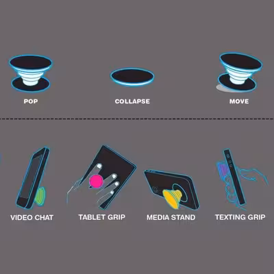 کاور مدل rabbit مناسب برای گوشی موبایل سامسونگ Galaxy A71 به همراه پاپ سوکت 