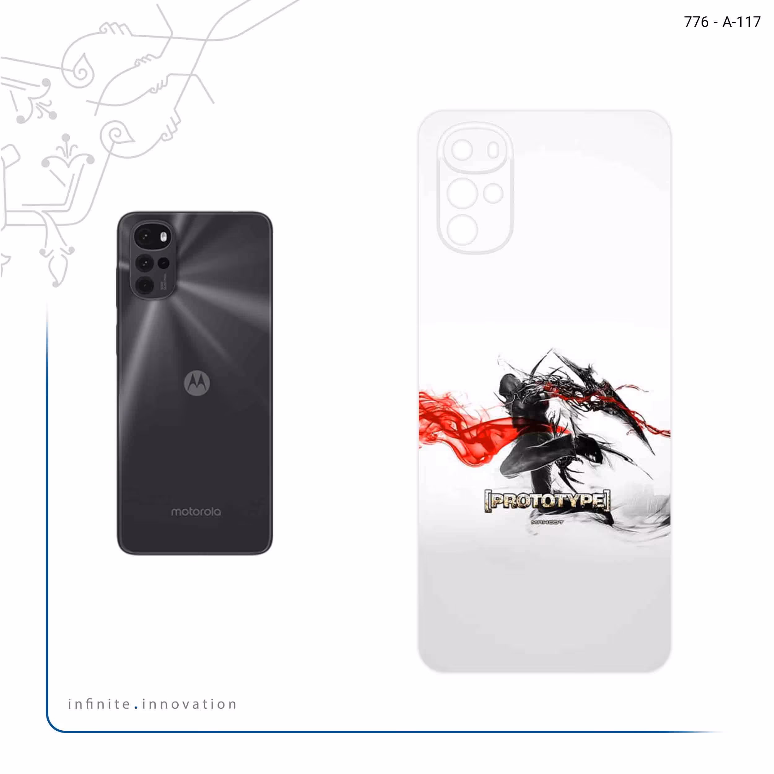 برچسب پوششی ماهوت مدل Prototype Game Series مناسب برای گوشی موبایل موتورولا Moto G22