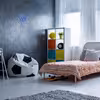 چراغ دیواری نئون دیزاین طرح Soccer-Ball-GL_BL