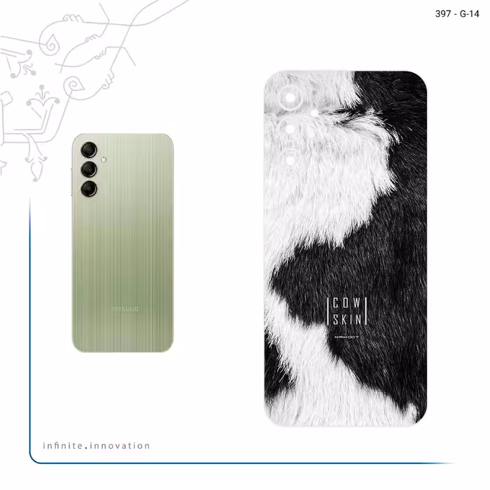 برچسب پوششی ماهوت مدل Cow Skin مناسب برای گوشی موبایل سامسونگ Galaxy A14