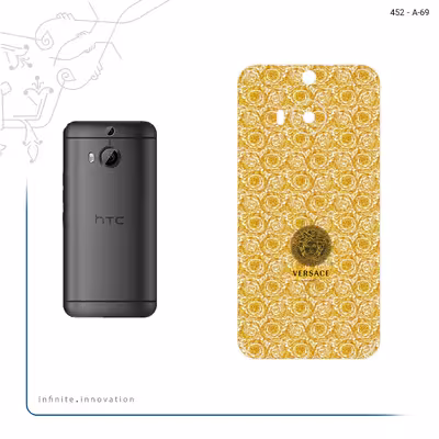 برچسب پوششی ماهوت مدل versace مناسب برای گوشی موبایل اچ تی سی One M9 Plus