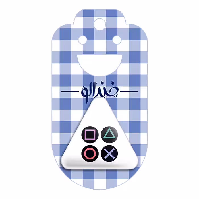 پیکسل خندالو طرح گیمر GAMER مدل مثلثی کد 3888