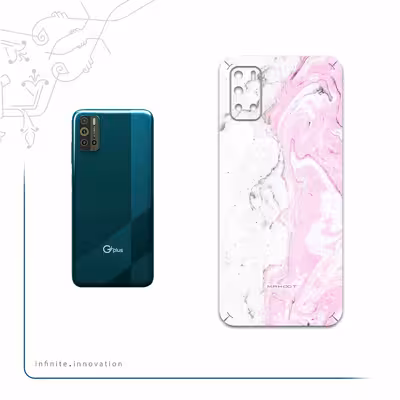 برچسب پوششی ماهوت مدل Blanco-Pink-Marble مناسب برای گوشی موبایل جی پلاس Z10