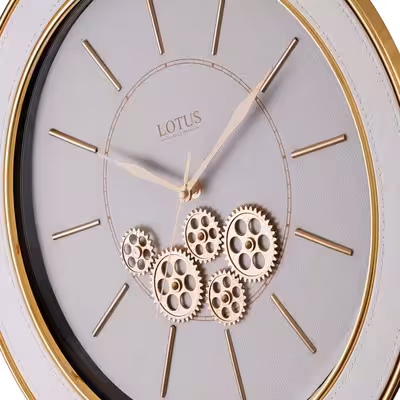 ساعت دیواری لوتوس مدل -GC-300301-WHITE-TOPSFIELD 
