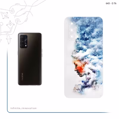 برچسب پوششی ماهوت مدل Women and the Cloud Digital Art مناسب برای گوشی موبایل ریلمی GT Master