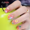 تزیین ناخن مدل گل ها و حیوانات مجموعه 2 عددی