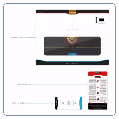 برچسب پوششی ماهوت مدل Arsenal مناسب برای تبلت سامسونگ Galaxy Tab S6 2019 SM-T865