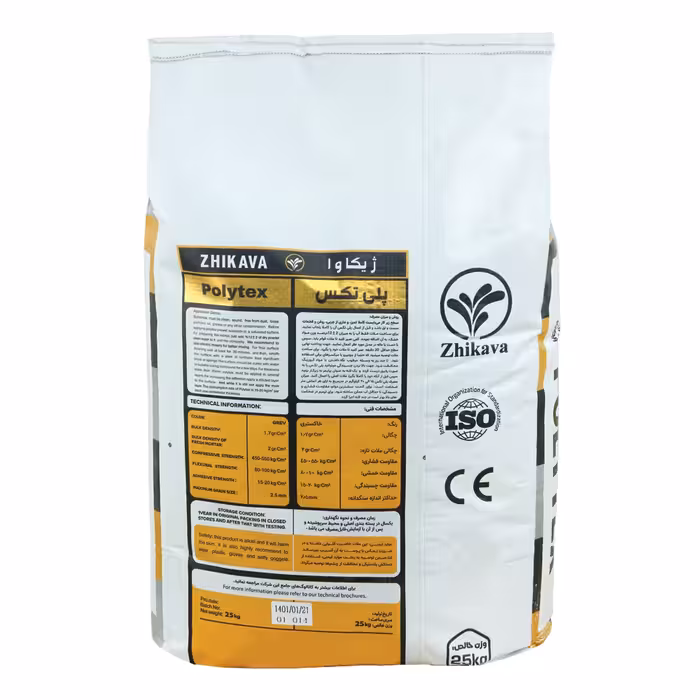 ملات تعمیراتی پلی تکس ژیکاوا مدل Polytex25 وزن 25 کیلوگرم