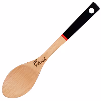 سرویس کفگیر و ملاقه 2 پارچه فرتاپیچ مدل چوبی کد 024