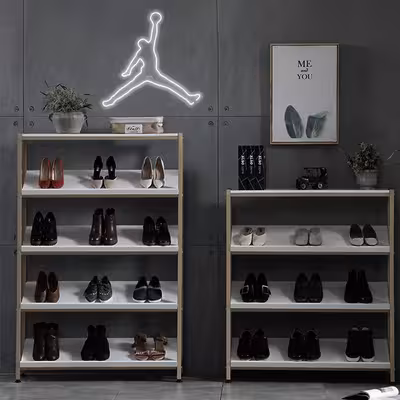 چراغ دیواری نئون دیزاین طرح Jordan_WHT