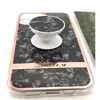 کاور لاین کینگ مدل کریستال یخی مناسب برای گوشی موبایل اپل IPhone 11 pro Max به همراه پایه نگهدارنده
