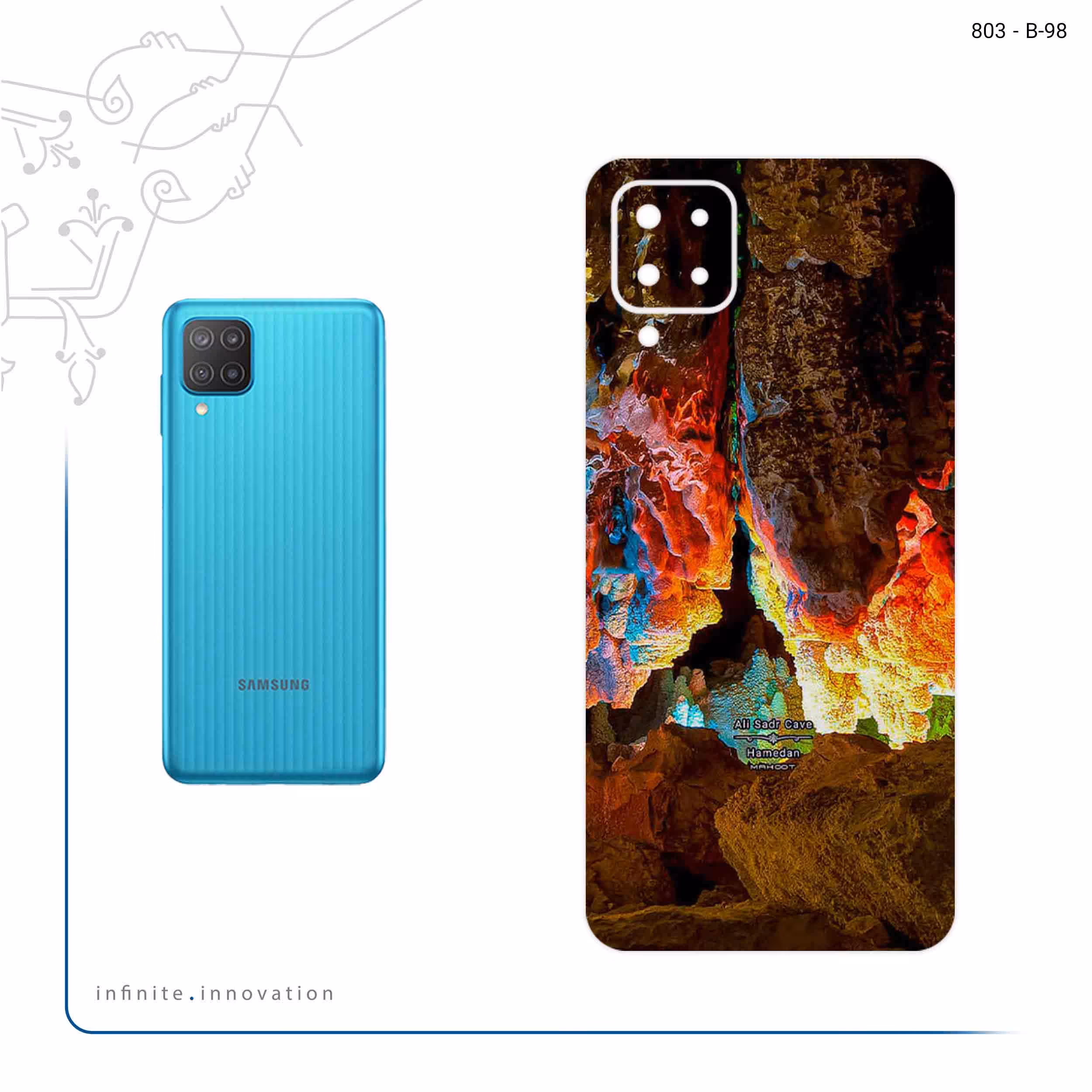 برچسب پوششی ماهوت مدل Ali Sadr Cave مناسب برای گوشی موبایل سامسونگ Galaxy M12