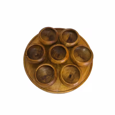 مجموعه ظروف هفت سین 11 پارچه کد H2