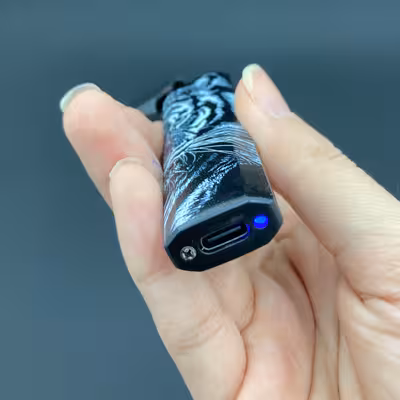 فندک مدل المنتی طرح پلنگ و پاد کد DKD-926 