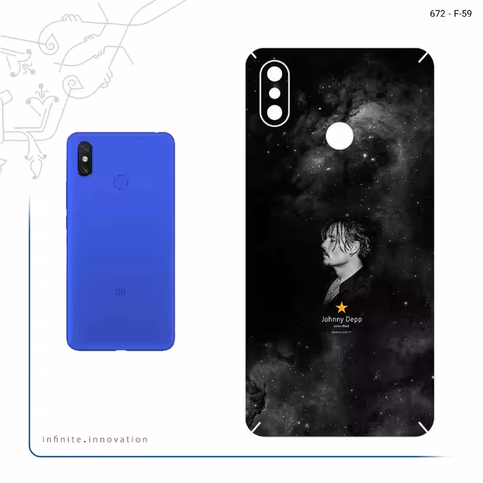 برچسب پوششی ماهوت مدل Johnny Depp مناسب برای گوشی موبایل شیائومی Mi Max 3