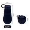 قمقمه  مدل سیلیکونی تاشو new30 گنجایش 0.5 لیتر