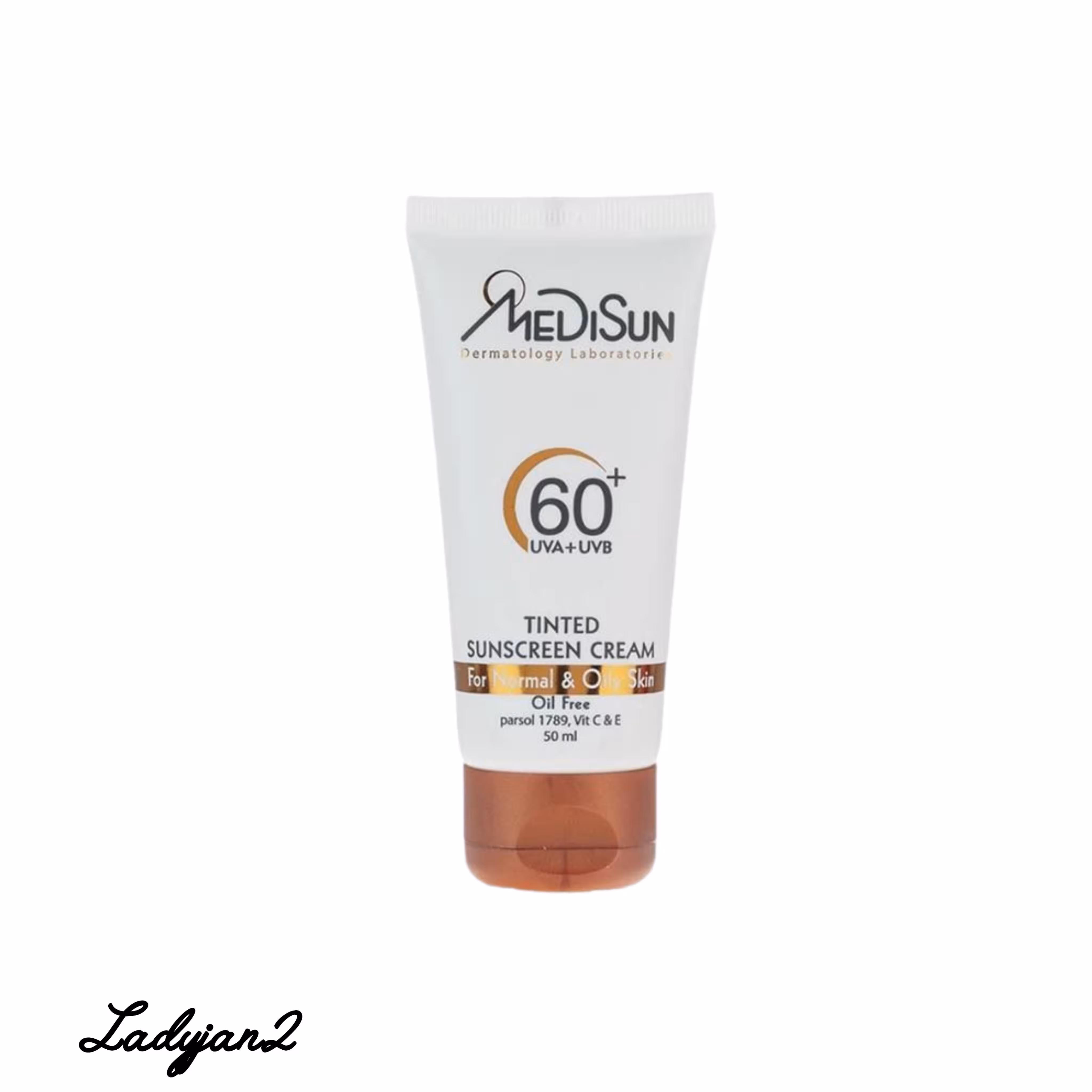کرم ضد آفتاب رنگی مدیسان مدل Tinted SPF 60 مناسب پوست های چرب و معمولی حجم 50 میلی لیتر