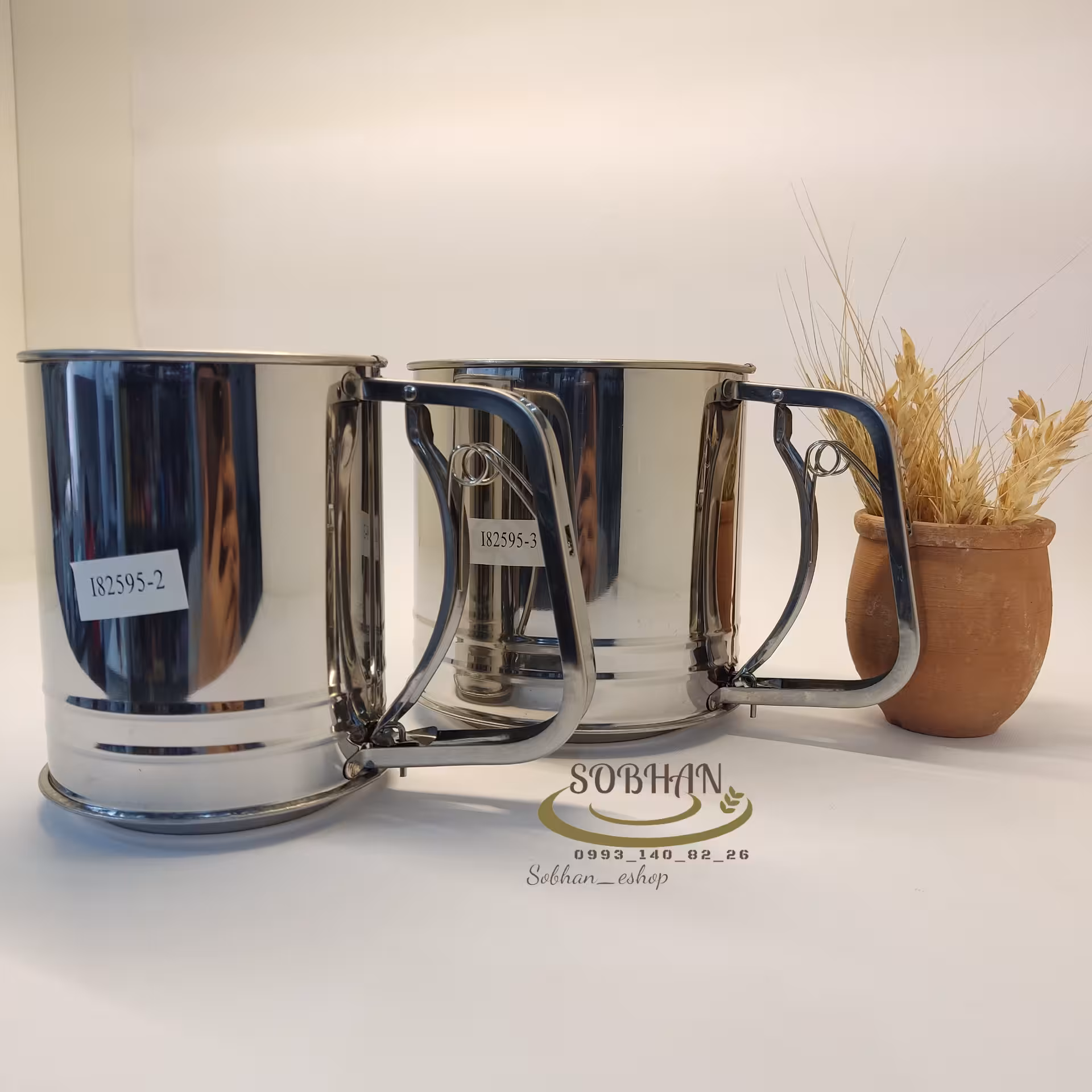 الک استیل چرخشی سه بار الک