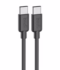 کابل شارژ USB-C به USB-C بودی مدل Budi DC230TT12BS با طول 1.2 متر