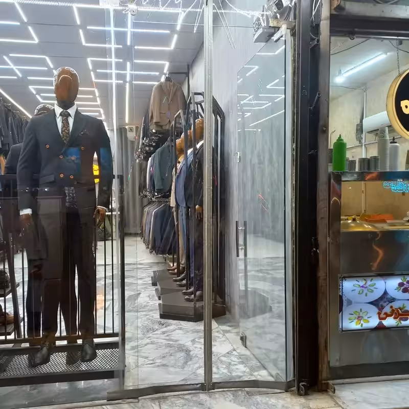 پرده نایلونی مگنتی 100 در 270 سانت مغناطیسی ( ضمانتی ) مدل آهنربا  پلاستیکی آهنربایی طلقی درب آهنربادار