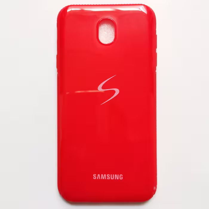قاب ژله ای رنگی قرمز براق گوشی سامسونگ J7 pro