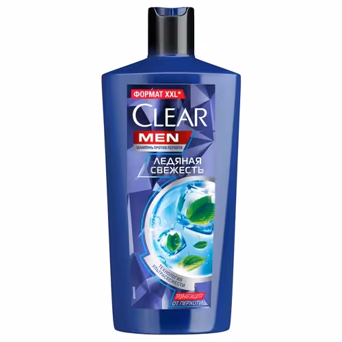 شامپو ضد شوره مردانه کلیر men anti dandruff خنک حاوی منتول حجم 650 میل