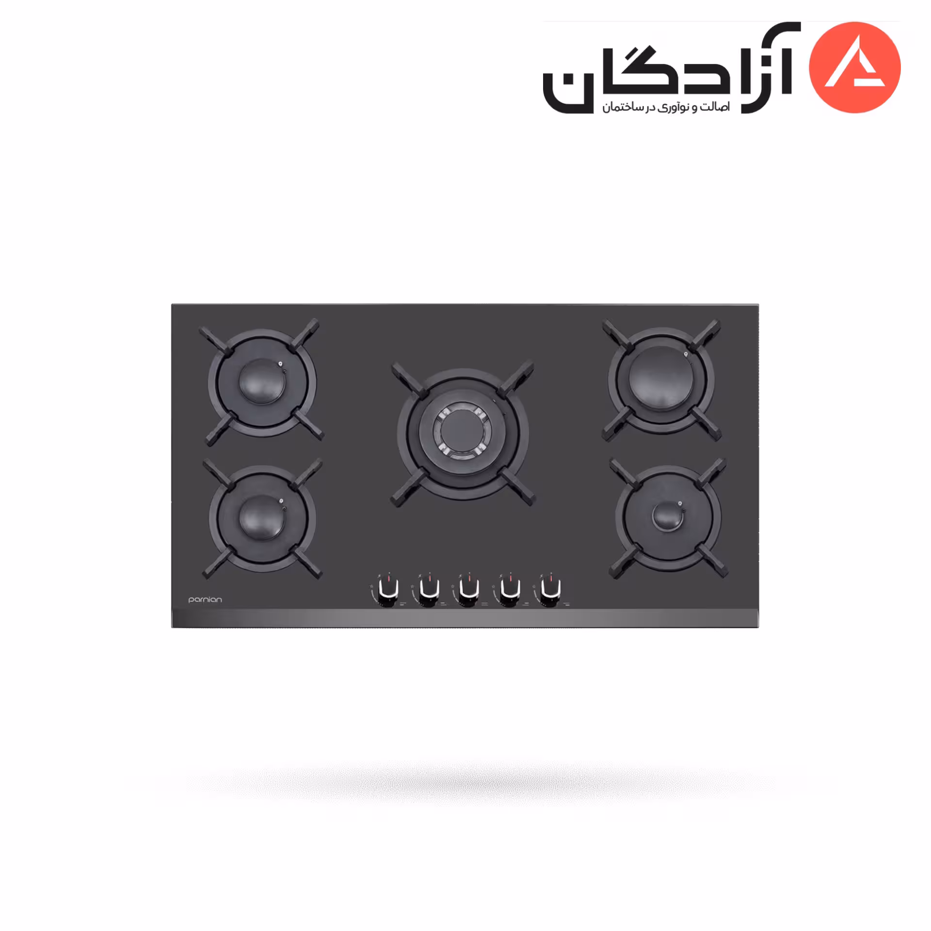 اجاق گاز شیشه ای پرنیان استیل PB5215