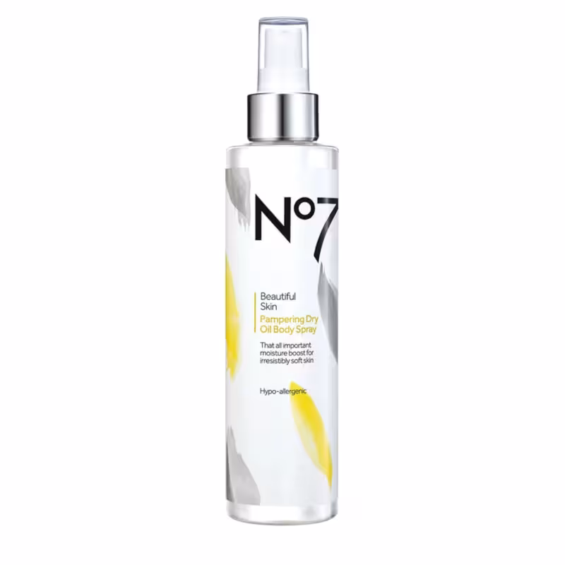 قیمت و خرید اسپری آبرسان بدن نامبر سون مدل Beautiful Skin Pampering Dry Oil Body Spray 200ml اورجینال