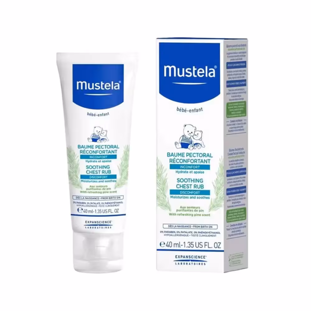 کرم تسکین دهنده و ارامش بخش قفسه سینه ماستلا Mustela