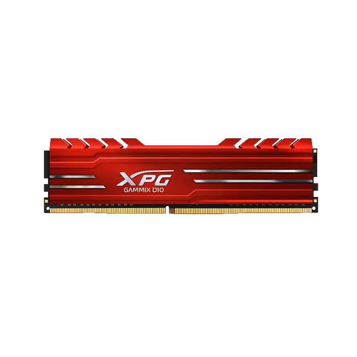 قیمت و خرید حافظه رم دسکتاپ تک کاناله XPG مدل GAMMIX D10 DDR4 8GB 2666MHz قرمز