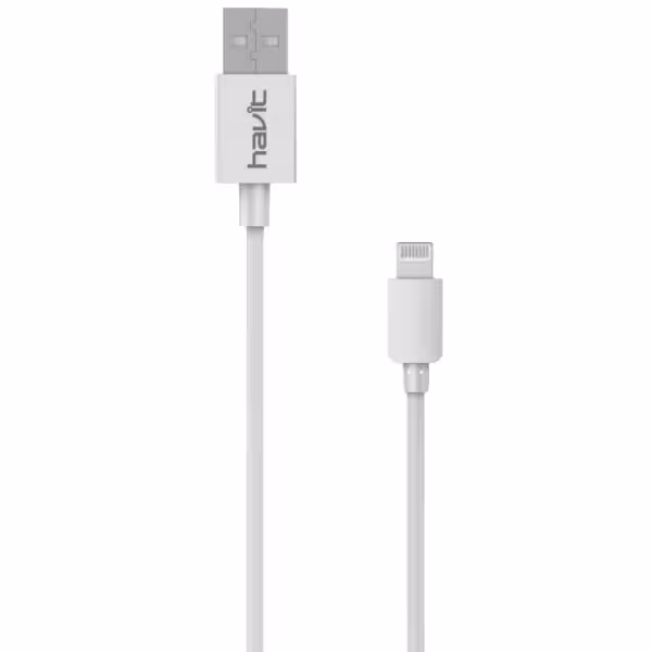 کابل تبدیل USB به لایتنینگ هویت کد 8510 طول 1 متر | ژیوار مارکت - لپتاپ استوک، لوازم جانبی موبایل و کامپیوتر