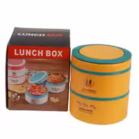 ظرف غذا استیل دو طبقه