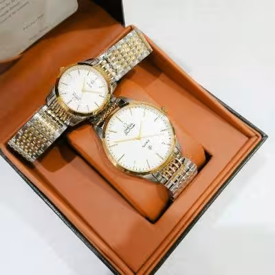 ساعت مچی ست مردانه و زنانه اومگا OMEGA مدل 2123G ژاپن