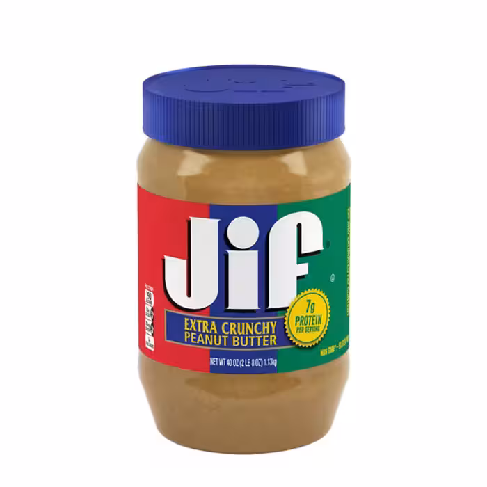 کره بادام زمینی جیف مدل کرانچی 454 گرمی