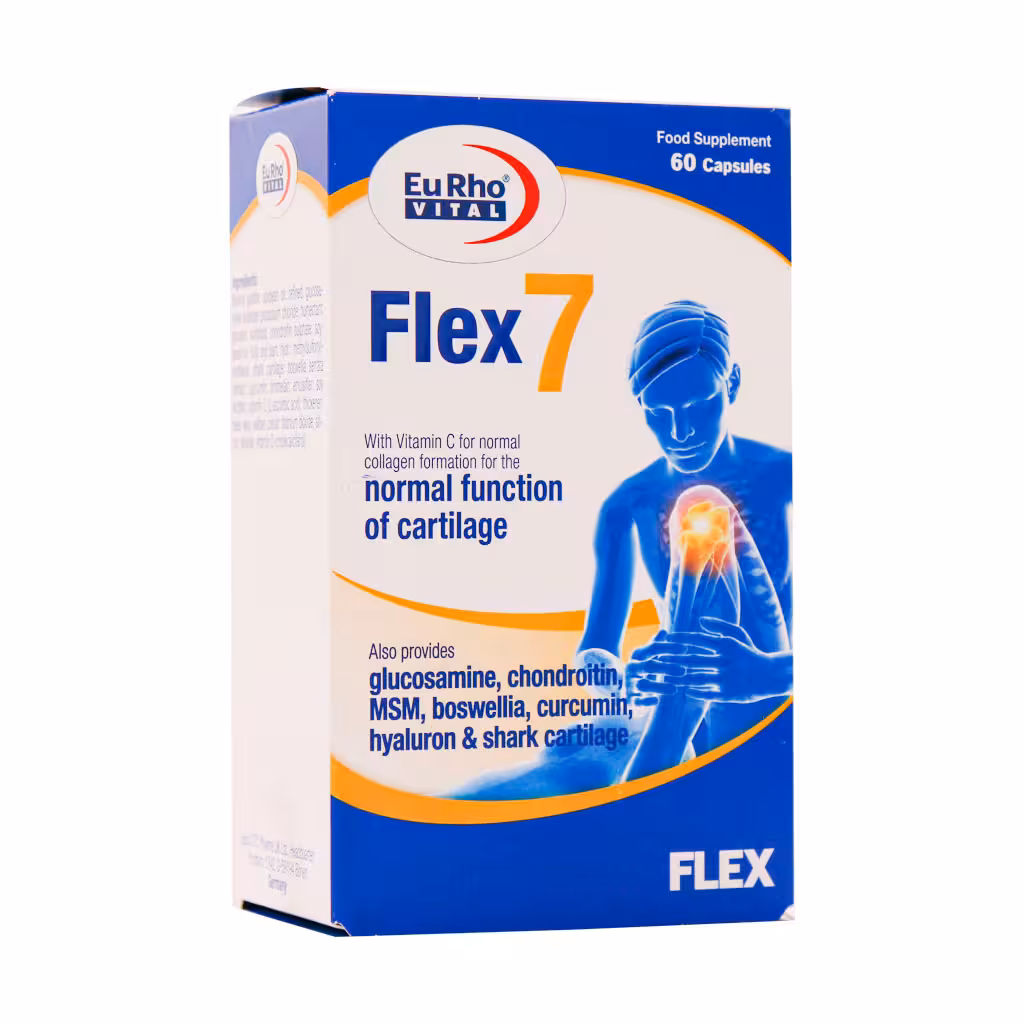 کپسول فلکس 7 یوروویتال 60عدد | Eurhovital Flex 7