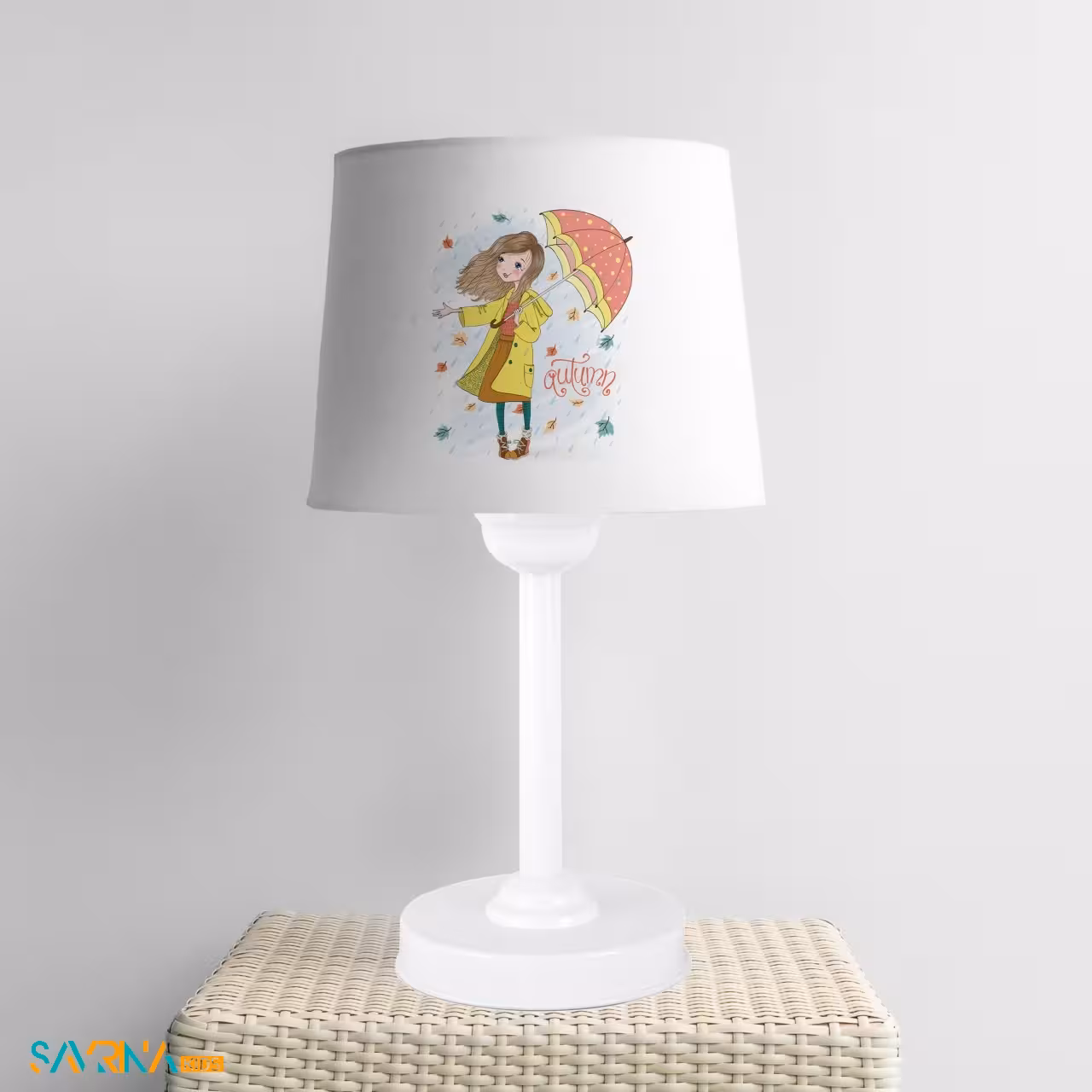 آباژور بچگانه طرح دختر پاییزی کد AS1745