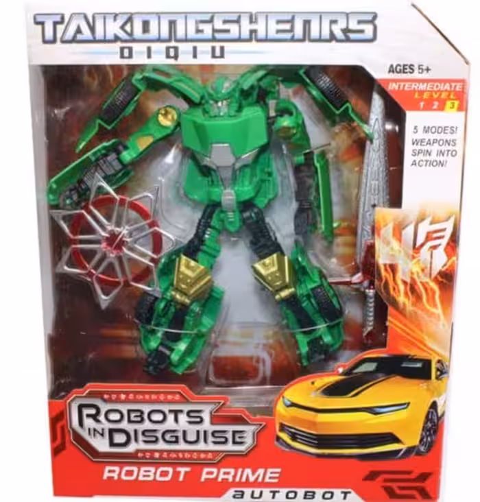 اسباب بازی ربات تبدیل شونده سبز رنگ آیتم 9826.4