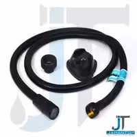 شیلنگ توالت فنری ریزبافت برنجی مشکی کهن