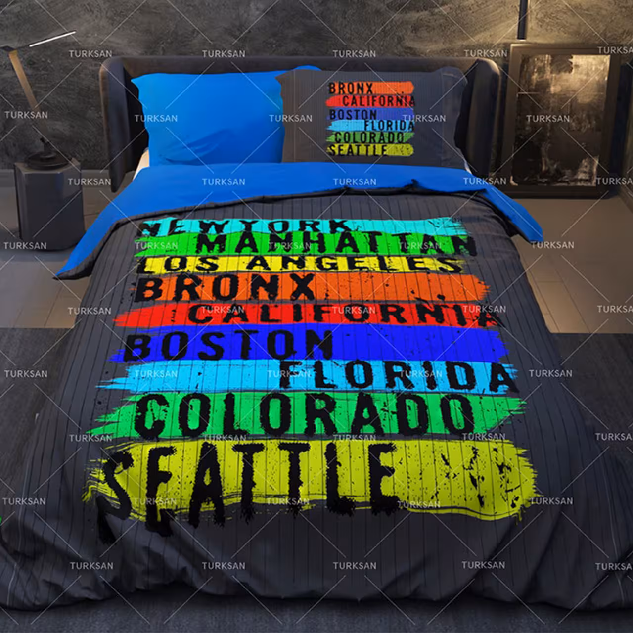 سرویس خواب ترکسان Turksan کد 265 یک نفره 4 تکه