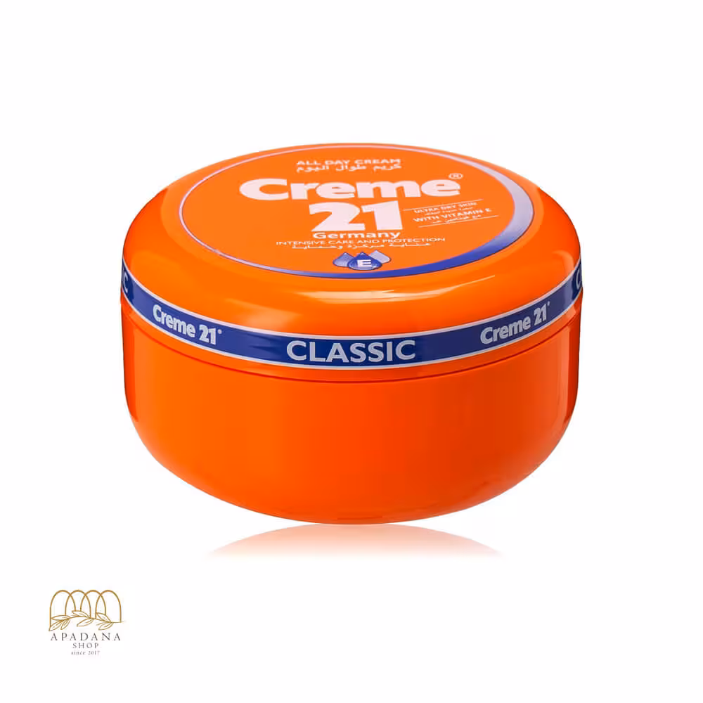 کرم مرطوب کننده دست و صورت کرم 21 مدل Classic حجم 250 میل