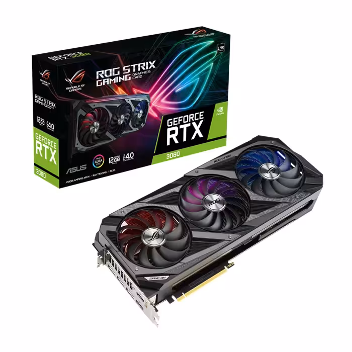 کارت گرافیک ایسوس ROG STRIX GeForce RTX 3080 12GB GAMING