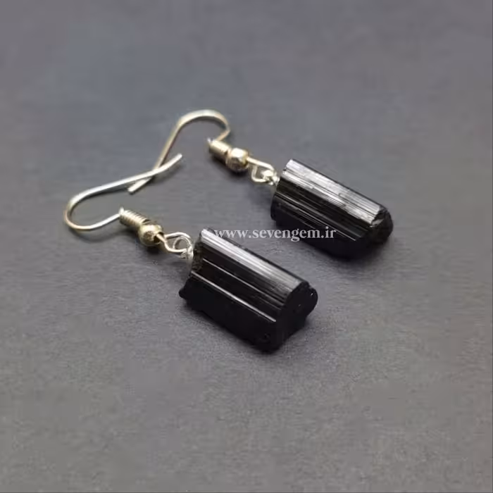 گوشواره تورمالین سیاه (کد233)