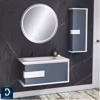 روشویی کابینتی لوکس کابین کد 607A مشکی